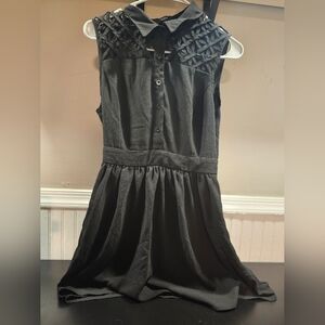 Forever 21 Grid Cut-Out Dress Medium